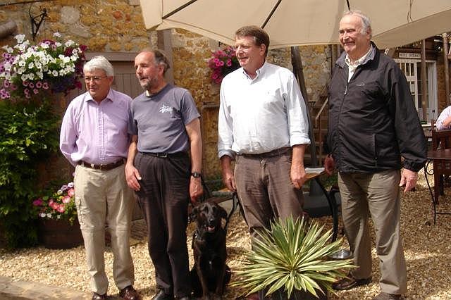 Edward Lutley, Peter Liesching, Peter Isaac and Clive Lewis-Hopkins 2011